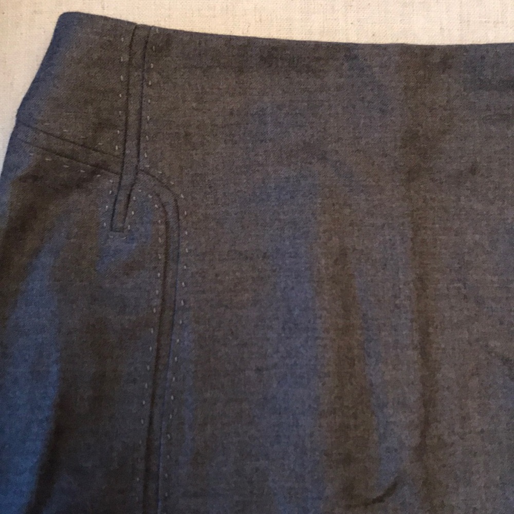 Chado Ralph Rucci Grey Straight skirt - Picture 2 of 3